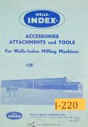 Wells-Index-Wells Index 747, 747VS 847 860, Milling Machine, Instructions & Parts Manual-747-747VS-847-860-06
